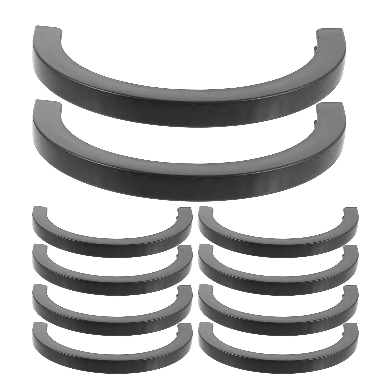 Skateboard Deck Edge Guard 5 Pairs U Shaped Protector Strips for Longboard Nose Tail Scratch Protection