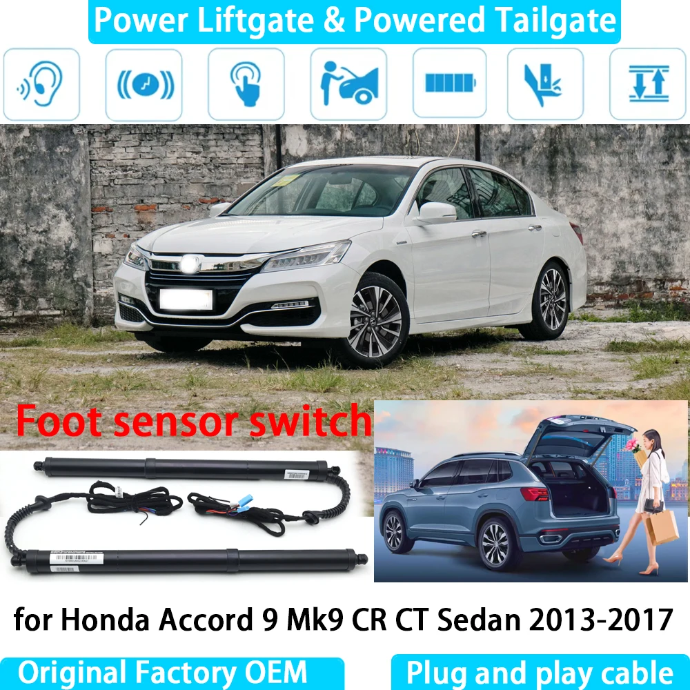

for Honda Accord 9 Mk9 CR CT Sedan 2013-2017 Automatic Electric Power Liftgate Powered Tailgate Strut Tail Gate