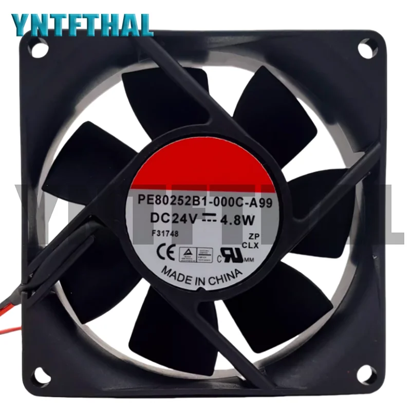 

Новый охлаждающий вентилятор PE80252B1-000C-A99 8025 24 В 4,8 Вт