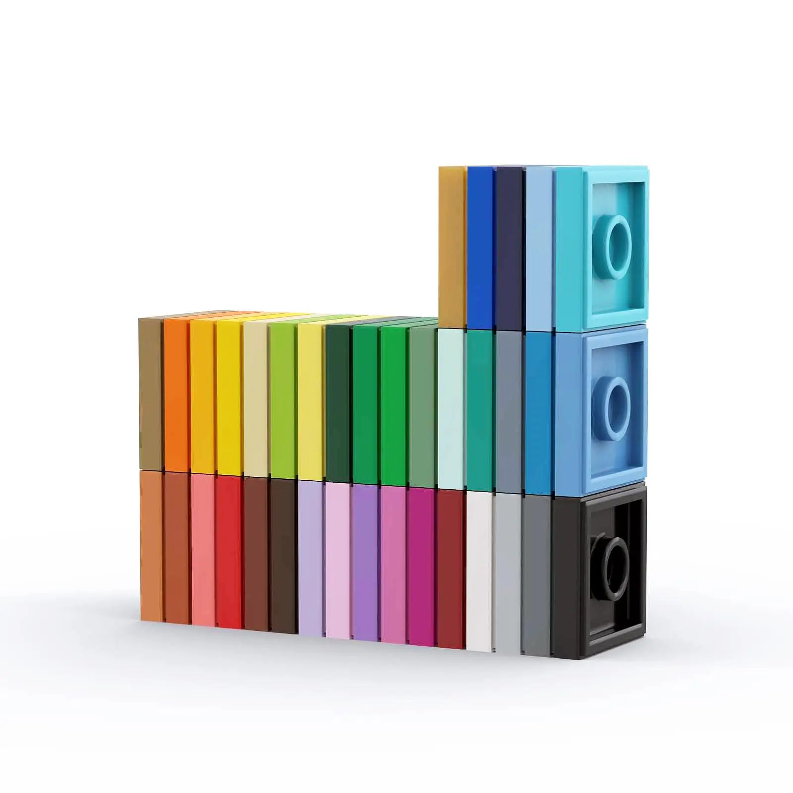 1 sztuk budynki bloki 3068 płytka 2x2 (typ nieokreślony) kolekcje cegieł luzem modułowa zabawka GBC dla high-tech MOC zestaw