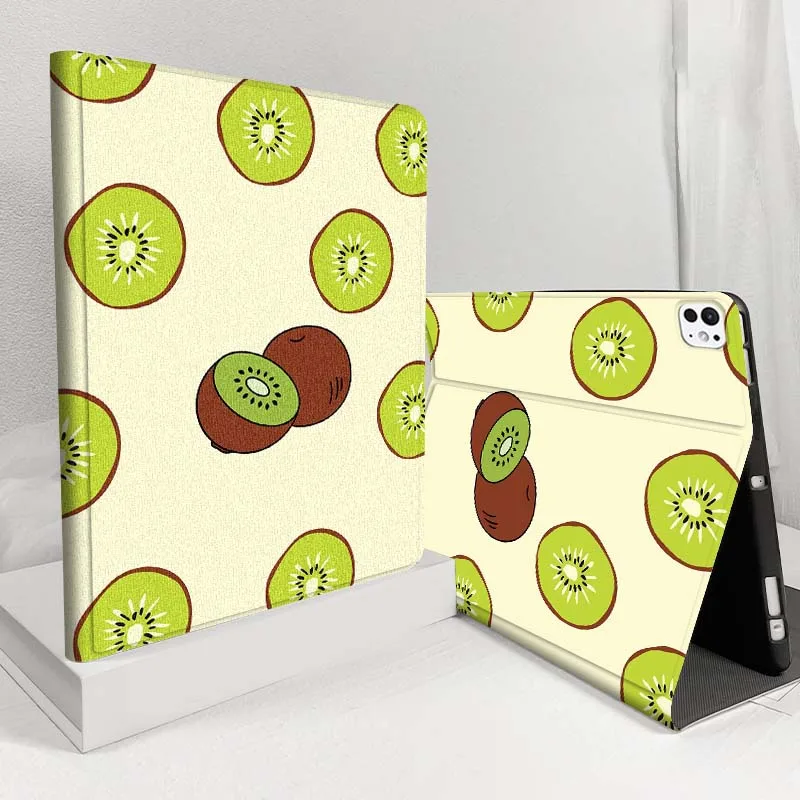

Kiwi slices green dots For iPad Pro Air 5 4 3 13 11 8 7 6 5 10th 7th 6th 10.5 12.9 10.9 Tablet Case