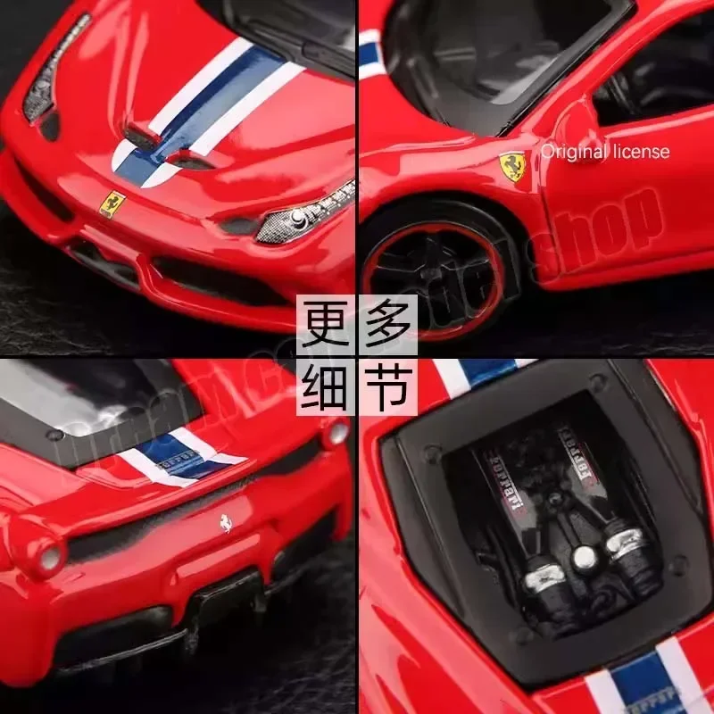 Bburago 1:64 echte ferrari serie auto monza sp1, laferrari, 488gtb, f12 tdf, f40, f50, enzo ferrari, sf90 legierung autos modell spielzeug geschenk