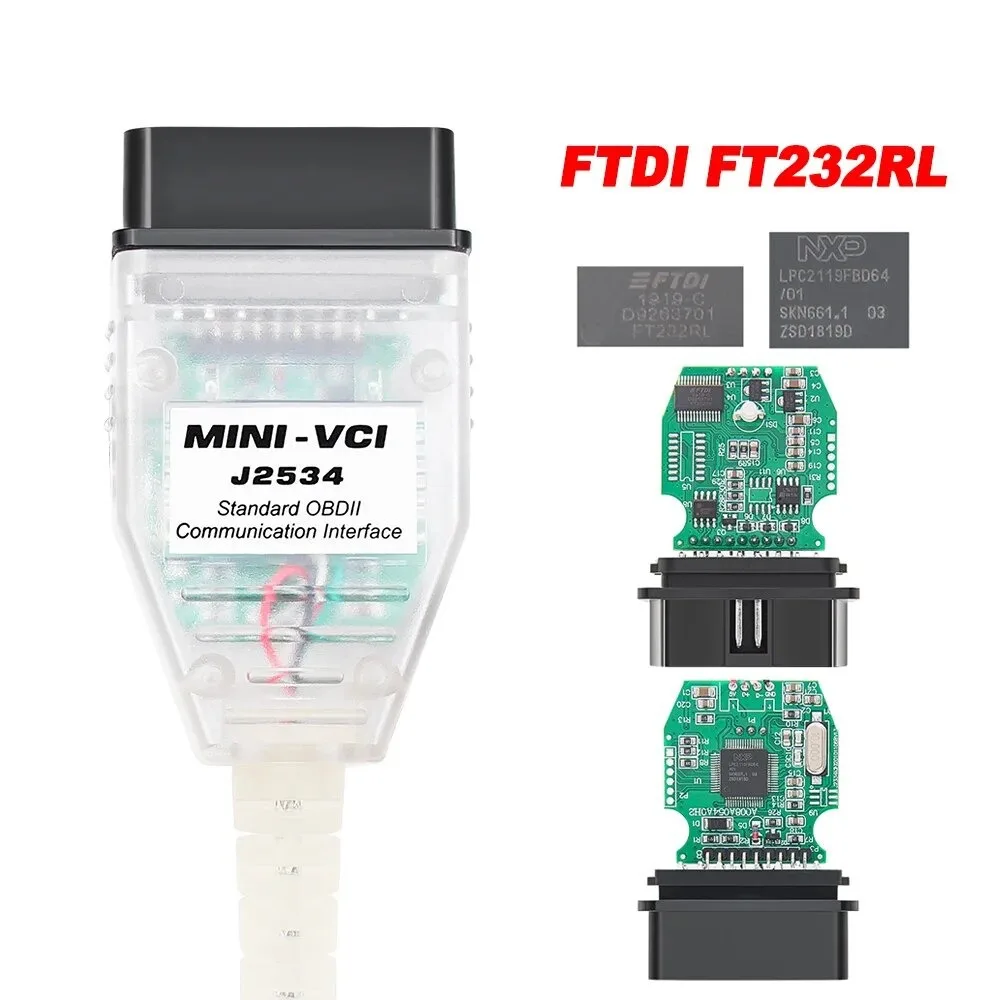 

ЛУЧШИЙ автомобильный диагностический инструмент VCI для TOYOTA TIS Techstream V17.20.013 mini vci FTDI для J2534 OBD OBD2, автоматический сканер, кабель MINI-VCI