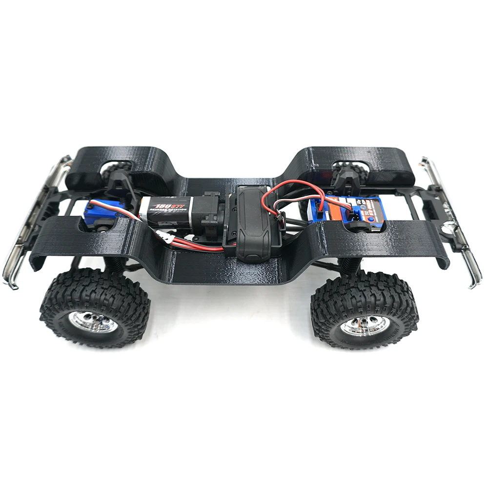 Axspeed กรอบบังโคลนรถจำลองแบบปิดสำหรับ TRX-4M Chevrolet K10 1/18 mobil RC 2ชิ้น