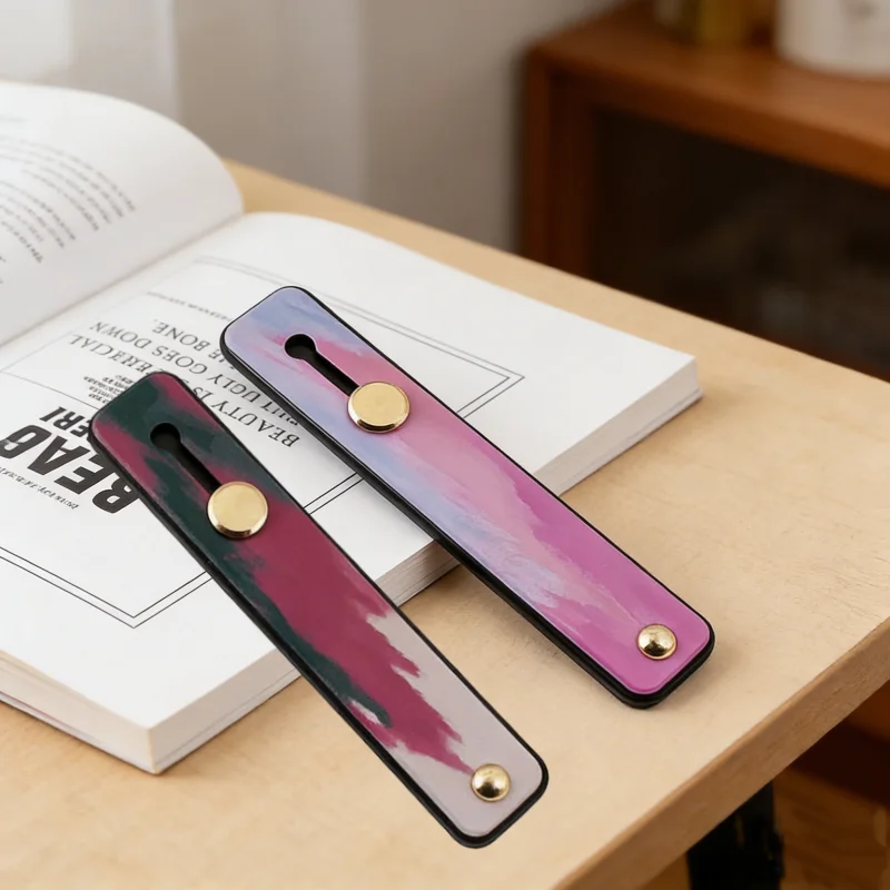 2pcs Mobile Phone Watercolor Bracket Portable Finger Strap Cellphone Case Stand Finger Ring Grip Holder Phone Stand for iPhone