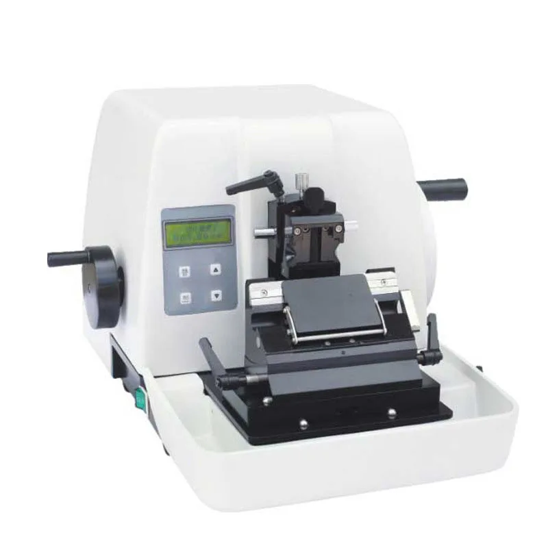 Educational microtome making machine Laboratory supplies Pathology microtome making instrument Semi automatic rotary microtome