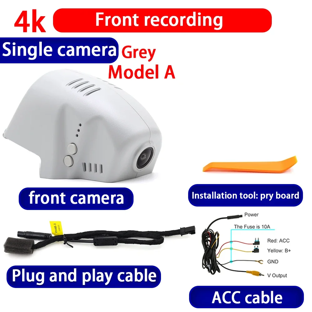 Video Recorder 4K Plug en Play Auto DVR Dash Cam Camera voor Volkswagen VW Golf 7 8 GTI SV Sportsvan Mk7 Mk8 Virtus Polo Sedan