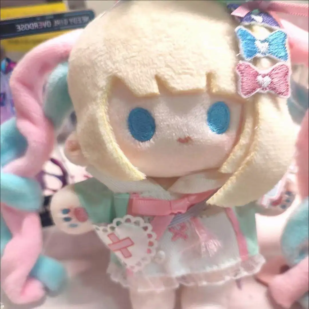 Muñeca de cuerpo normal de 10 cm Needy Streamer Overload Ame-Chan Kangel, juguete lindo y kawaii, regalo periférico de juego, ropa para muñeca de 10 cm