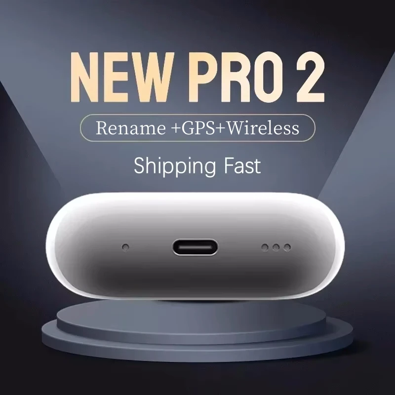 

2024 NEW Pro 2 Bluetooth Headphones Wireless Charging Supports IOS17 Earphones USB-C Interface Original Headsets for Phones