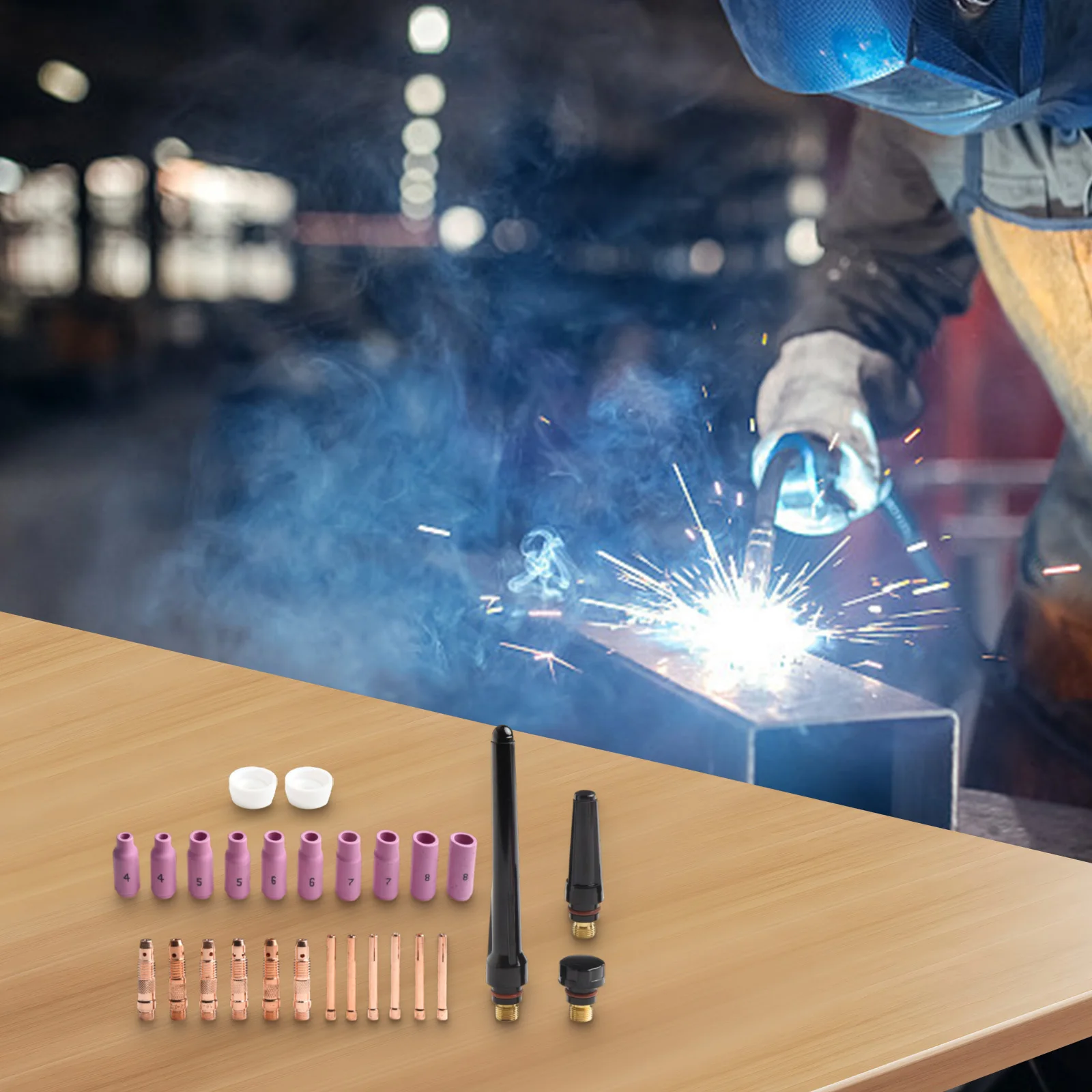 27pc-for-tig-welding-consumables-kit-for-wp17-wp18-wp26-torches-designed-for-pipeline-applications-and-carbon-steel-welding