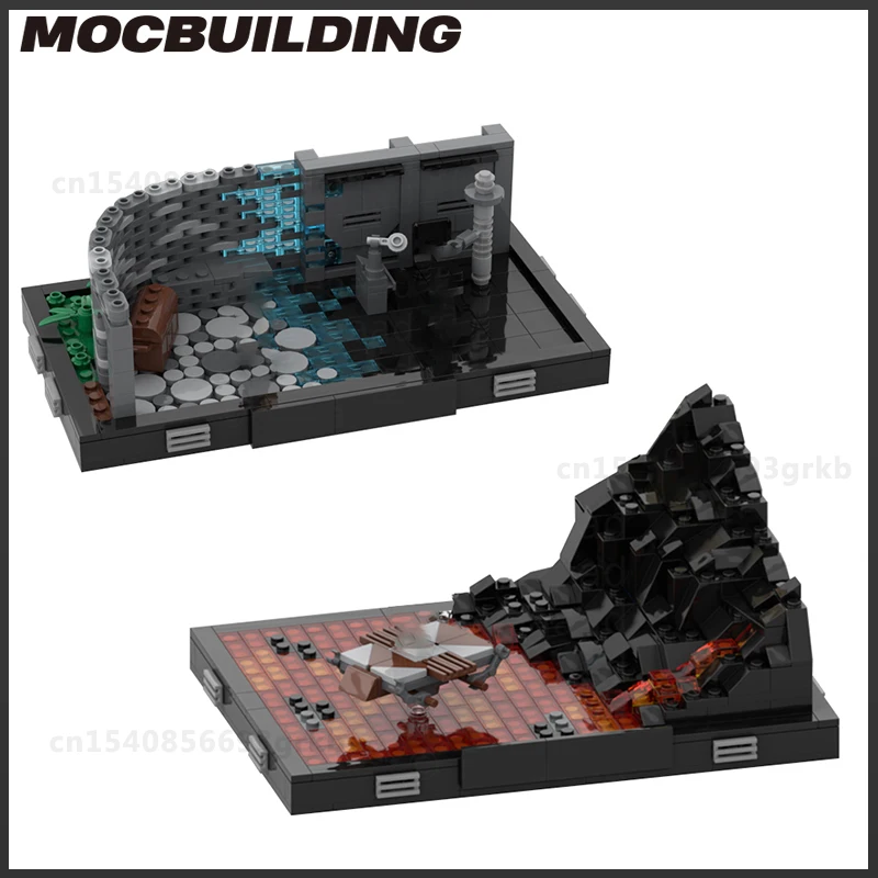 Moc Build Blocks War Space Street View Series DIY Bricks Star Movie DIY Model Toys Birthday Christmas Gifts Collection Present