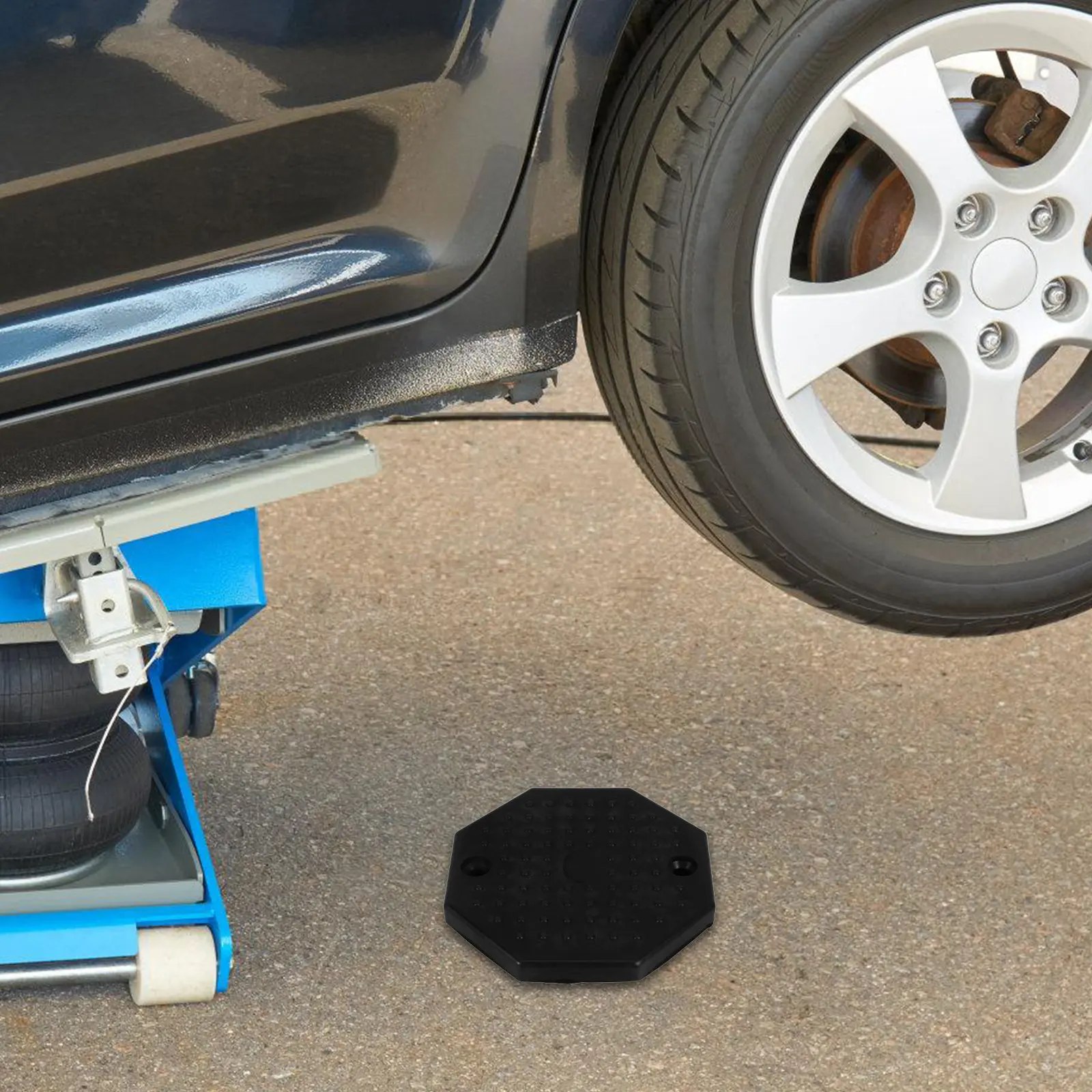 Stable Support Rubber Jack Pads Automotive Jack Adapter Easy Install Protect Floors No Slipping Rubber Pads Vehicle Lifts