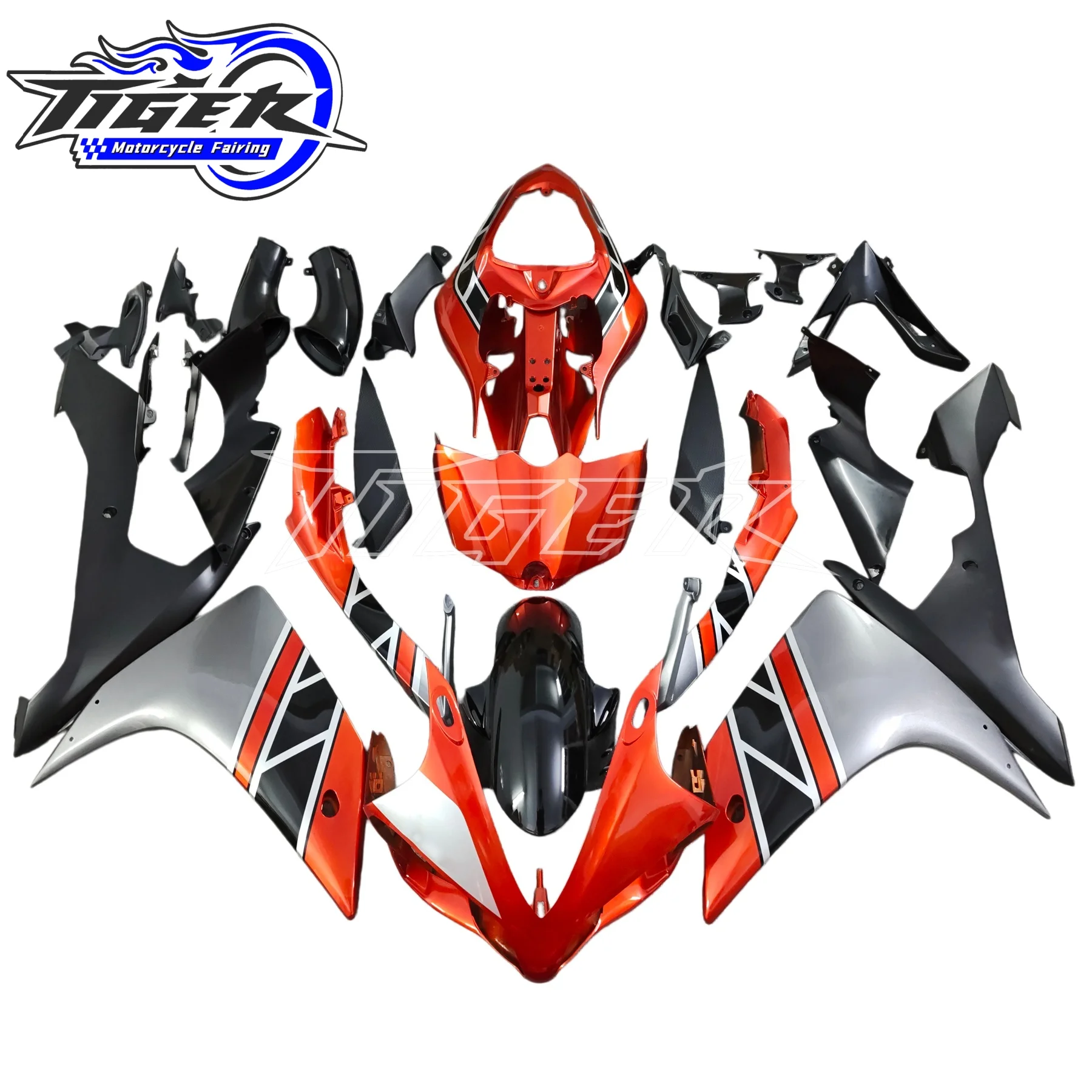 Motorcycle Aftermarket Parts Fairing Kit For YAMAHA YZF R1 2007 2008 YZF R1 08 07 Black White Bodywork Fairings