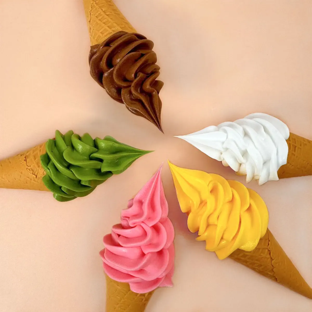 Simulated Ice Cream Artificial Lifelike Ice Cream Fake Ice Cream Food Model for Home Kitchen Cabinet Desk Shops Party Decor Samp