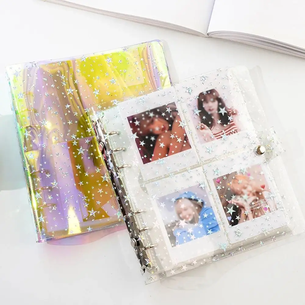 

Jelly Color Album Collect Book Card Holder Picture Case Binders Albums Photocard Holder Photo Album Transparent Star Album