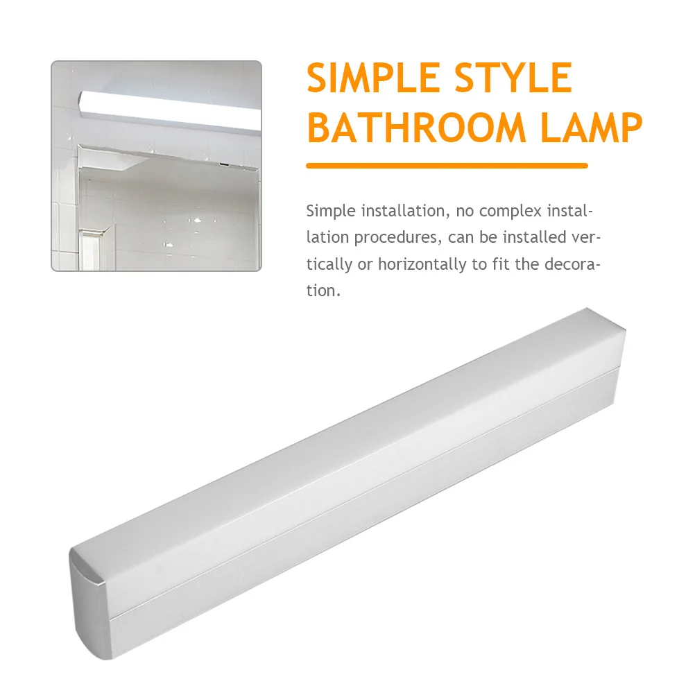 Lampu Kepala Cermin LED Lampu Kamar Mandi Sederhana Lampu Dinding Gaya Modern Lampu LED Rias Kamar Mandi Lembut Mudah Dipasang