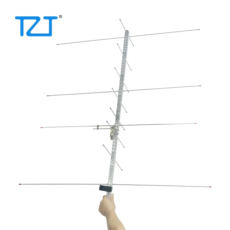 TZT HamGeek GH-U7V4-P Adjustable Dual Band Yagi Antenna VHF UHF 145/435MHz for Satellite Ham Radio