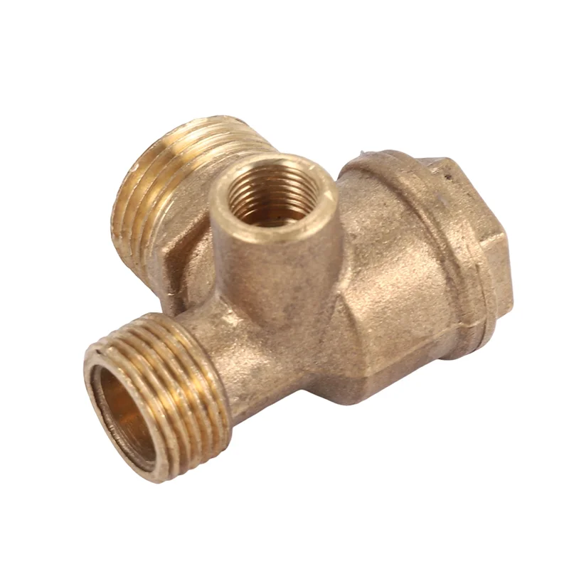 1 Three-Way Air Compressor Check Valve Direct Connection Air Compressor Check Valve,Valve Port: 20Mm 16Mm 10Mm-AA26