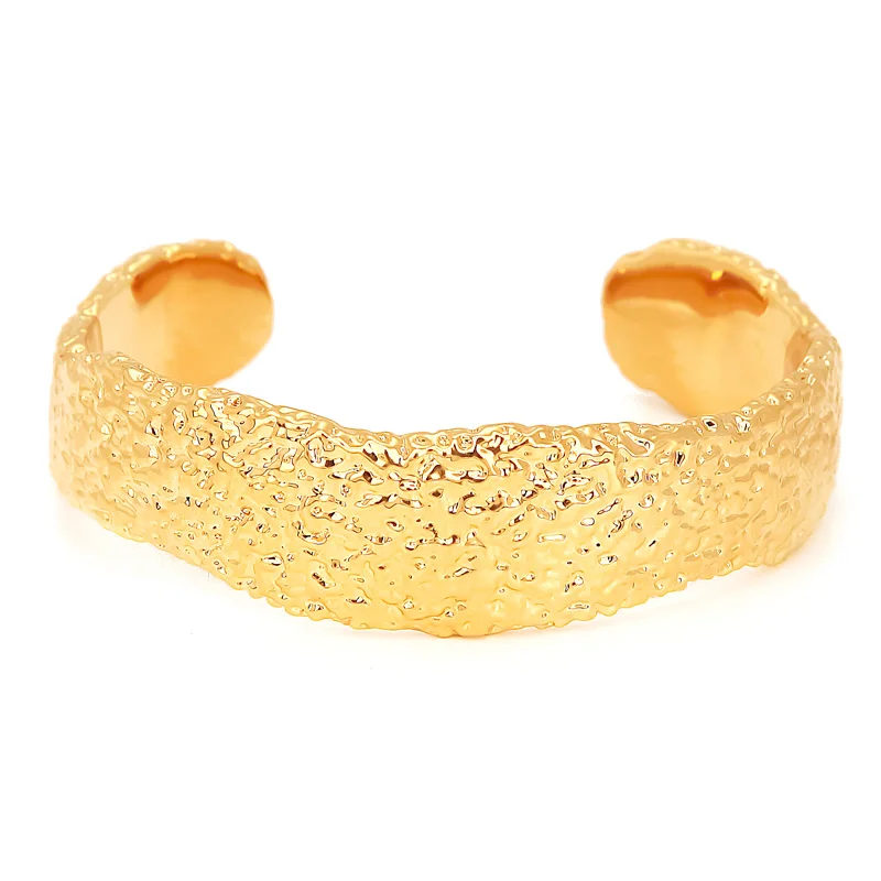 

VAROLE браслет-манжета с золотой текстурой для женщин, модные браслеты Bijoux Femme, ювелирные изделия, подарок для друзей