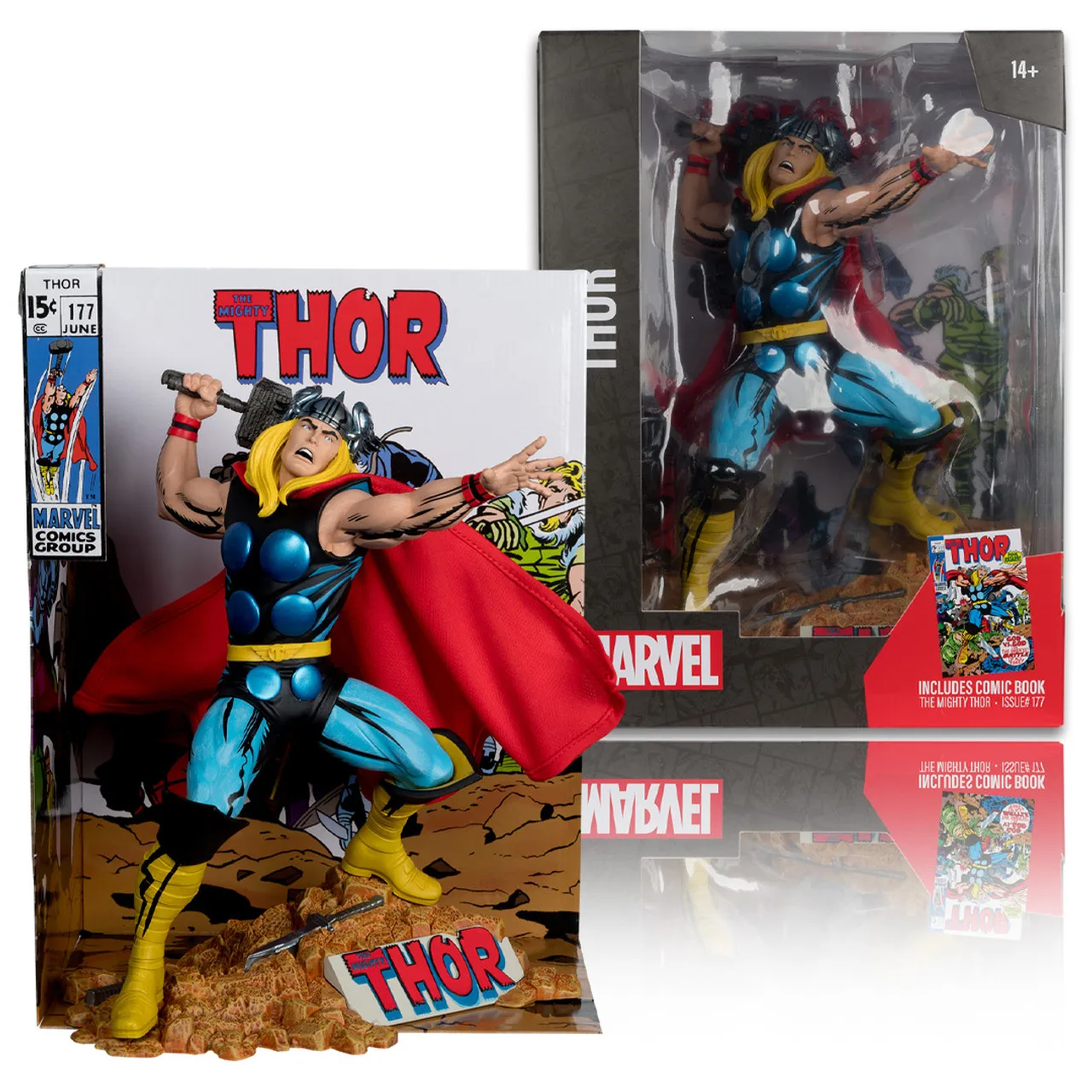 McFarlane Toys Marvel Thor/Spider-Man (The Mighty Thor/Marvel Super Heroes Secret Wars #8) 1:6th Figure Model doll