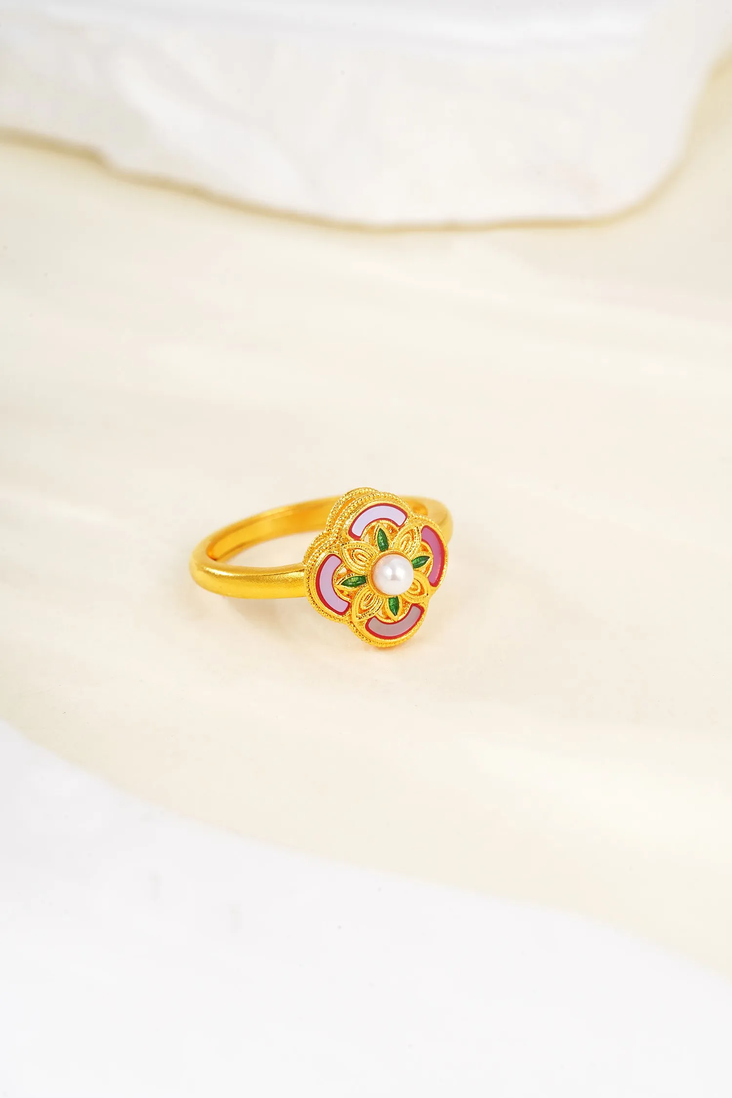 خواتم ليوم جواهر رغبة جيدة للنساء 24k الذهب فيرميل 925 فضة قاعدة مجوهرات قابل للتعديل خواتم مرصعة بالزركونيا #2