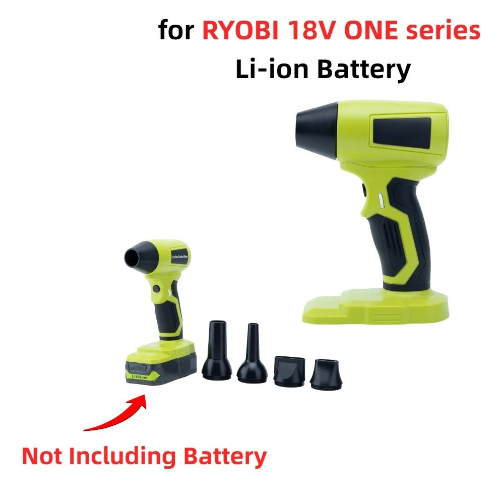 Беспроводной ручной струйный вентилятор с литиевой батареей мощностью 200 Вт для литий-ионного аккумулятора серии RYOBI 18 В ONE Jet Blower с (БЕЗ аккумулятора)