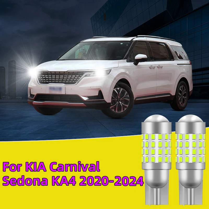 

2PCS For KIA Carnival Sedona KA4 2020-2024 Clearance Lights side marker position Signal Lamp width light Car T10Led Traffic Bulb