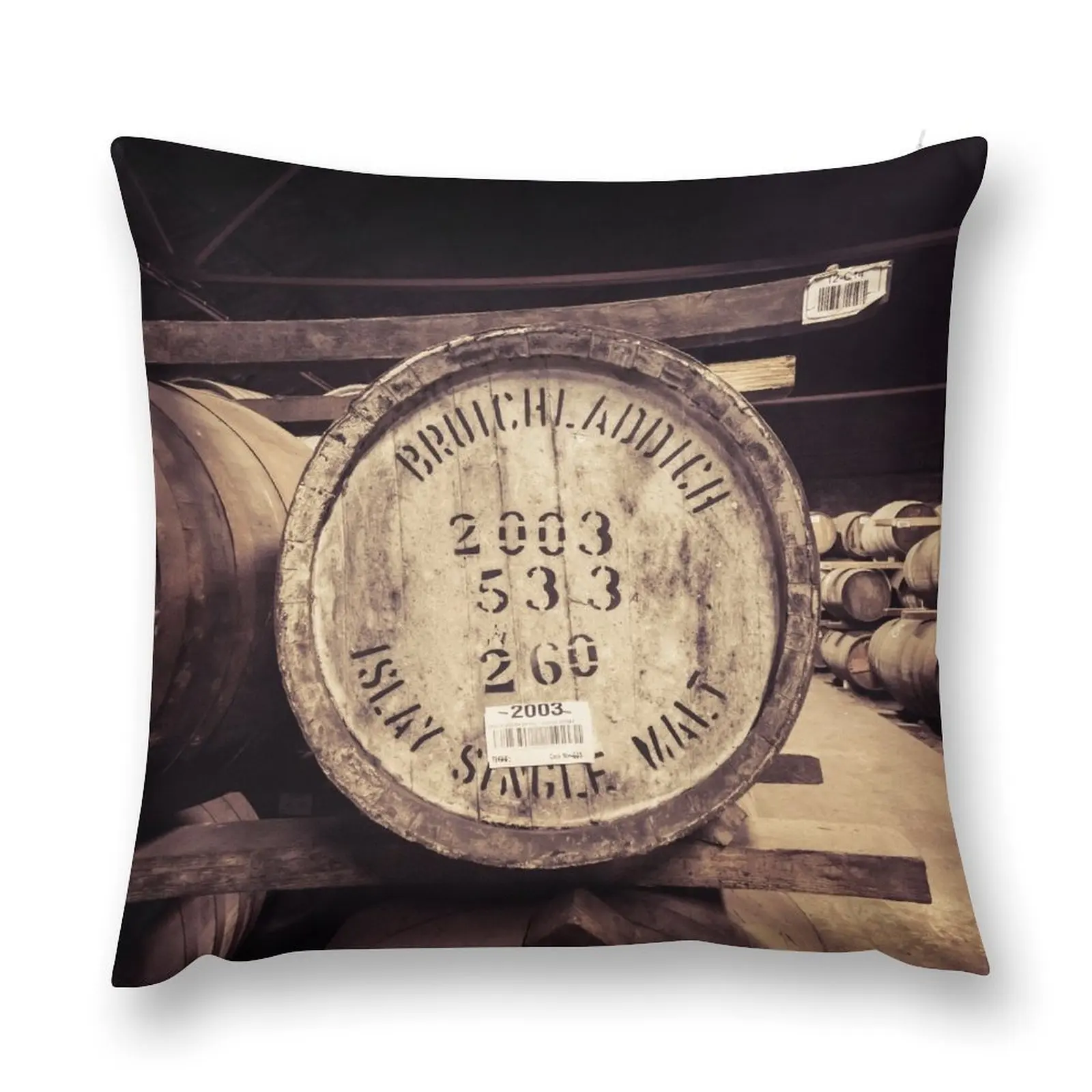 Bruichladdich Warehouse 2003 Cask Throw Pillow covers for pillows Christmas Covers For Cushions Sofas Covers pillow