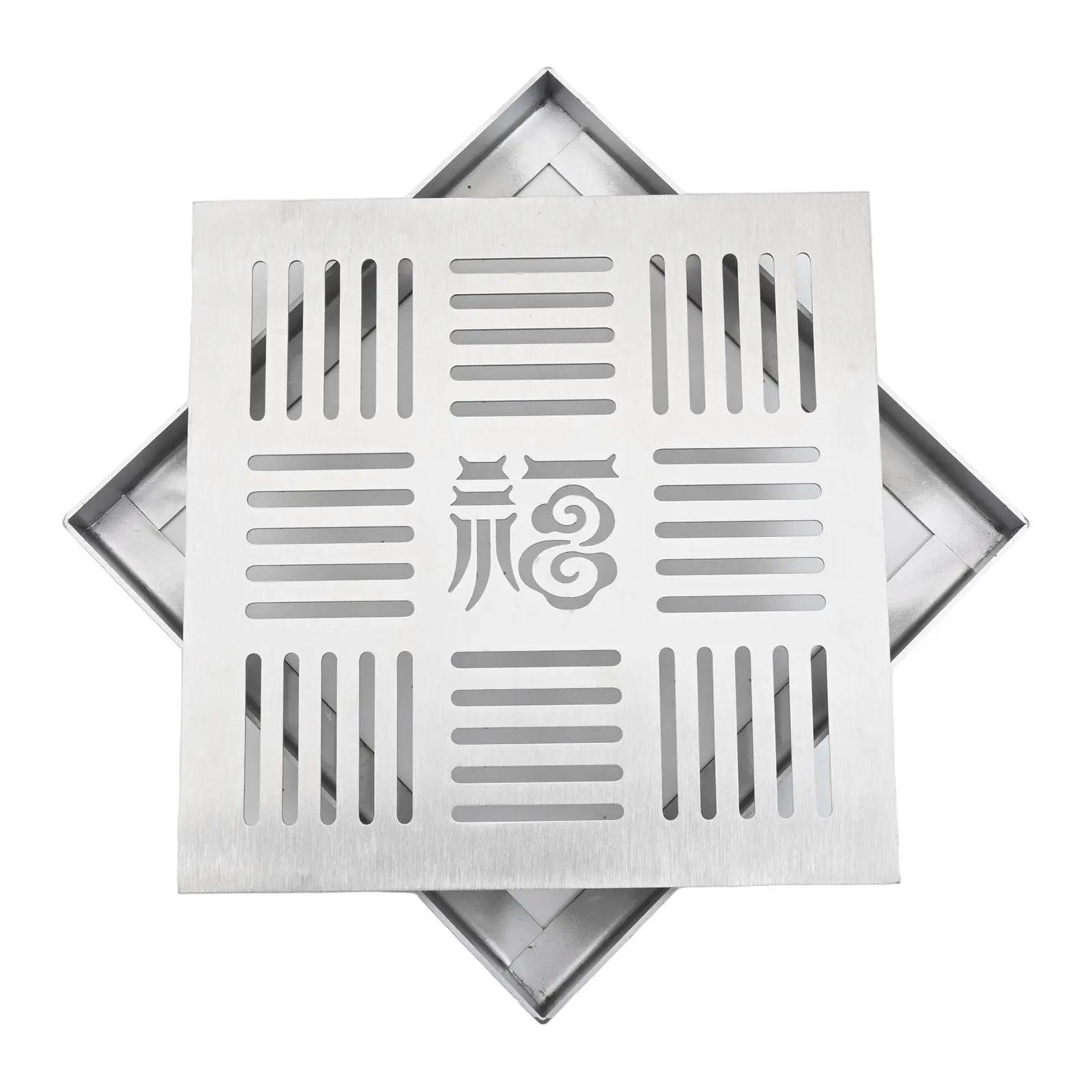 Drain Grate Stainless Steel Construction for Drainage Channels in for urban and Residential Settings Slip Resistant