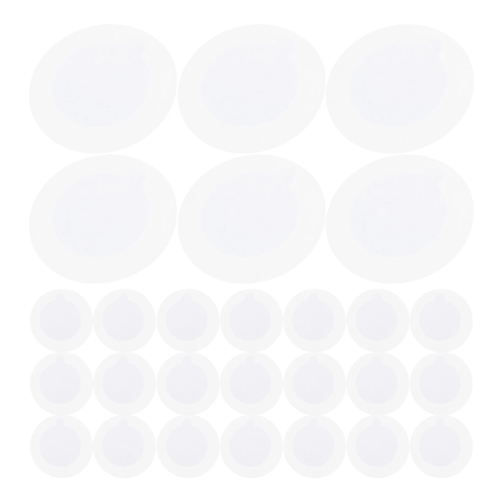 

100pcs Eyelash Glue Tray Storage Holder Extension Rings Lashes ganizer Pp Lift Pads Durable Material Eylash Tools False Lashes