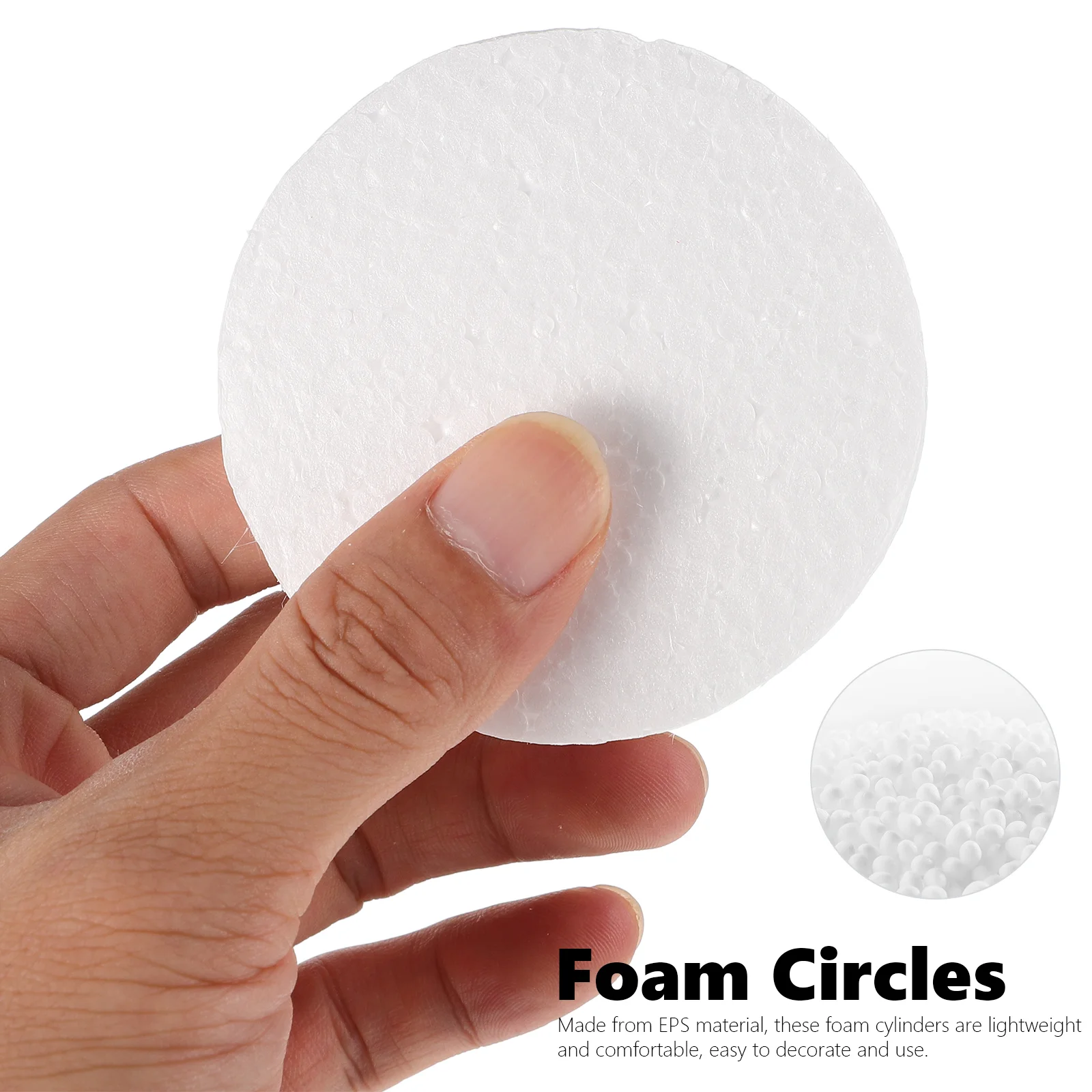 18 Pcs Foam Cylinder Baking Practicing Tool Cake Decorating Props Tier Dummies Model Craft Board Round