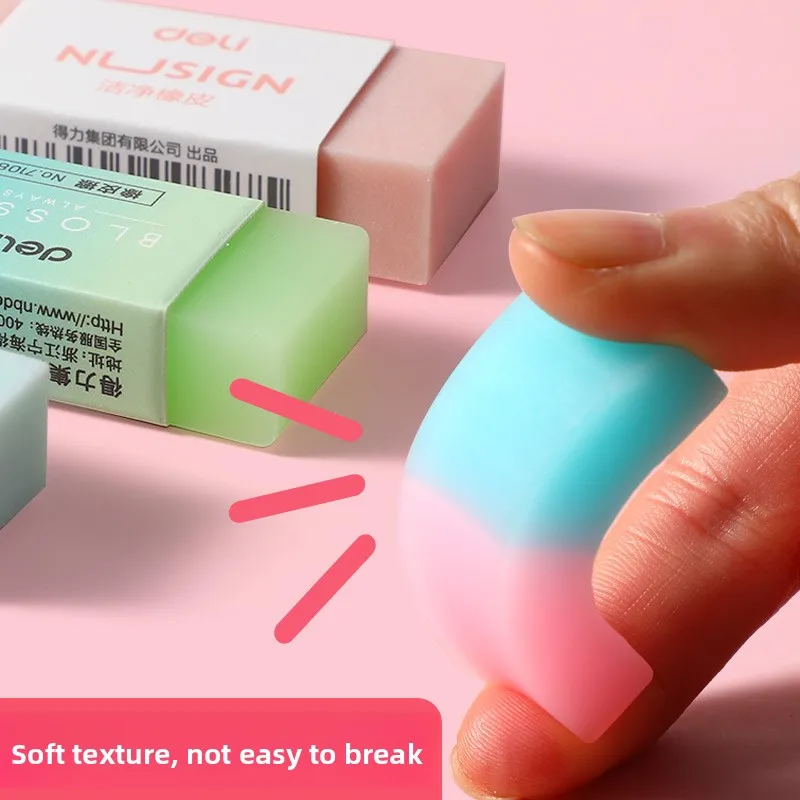 6 pezzi di gomma gelatina traslucida per esame d'arte, studente, schizzo, matita, correzione in gomma, materiale di cancelleria per la scuola
