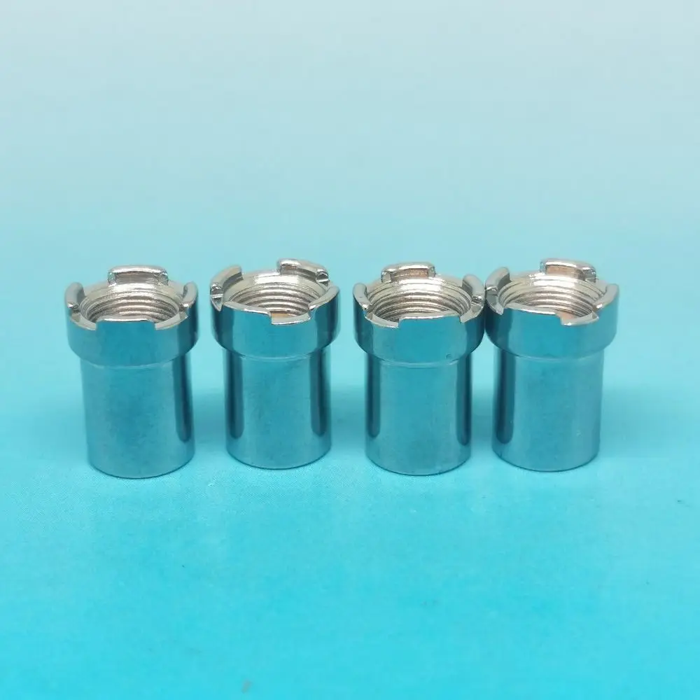 Stainless Steel Thread Adapter Durable Silver Connector Magnetic Converter 510 Thread Screw