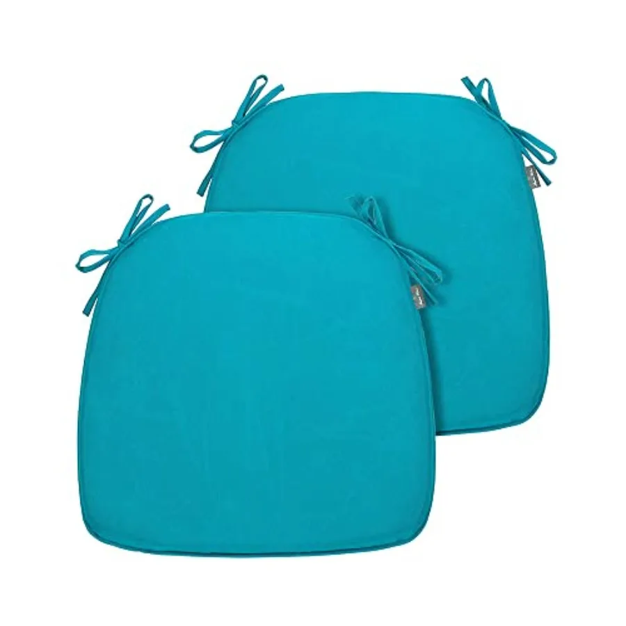 

Outdoor/Indoor 17"x16"x" Chair Cushions with Ties, Waterproof All Weather U-Shape Seat Pads Decoration for Patio Garden Furnitu