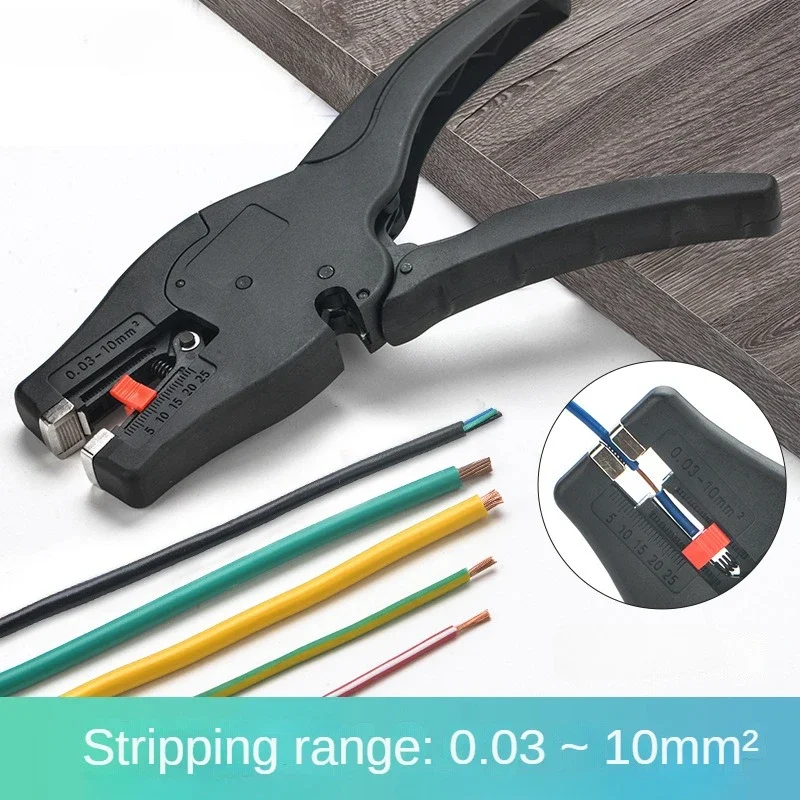 

Automatic Wire Stripper and Cutter YE-D10 Pliers,2 in 1 Heavy Duty Tools for Wire Stripping,Cutting 0.03-10mm² 32-7AWG