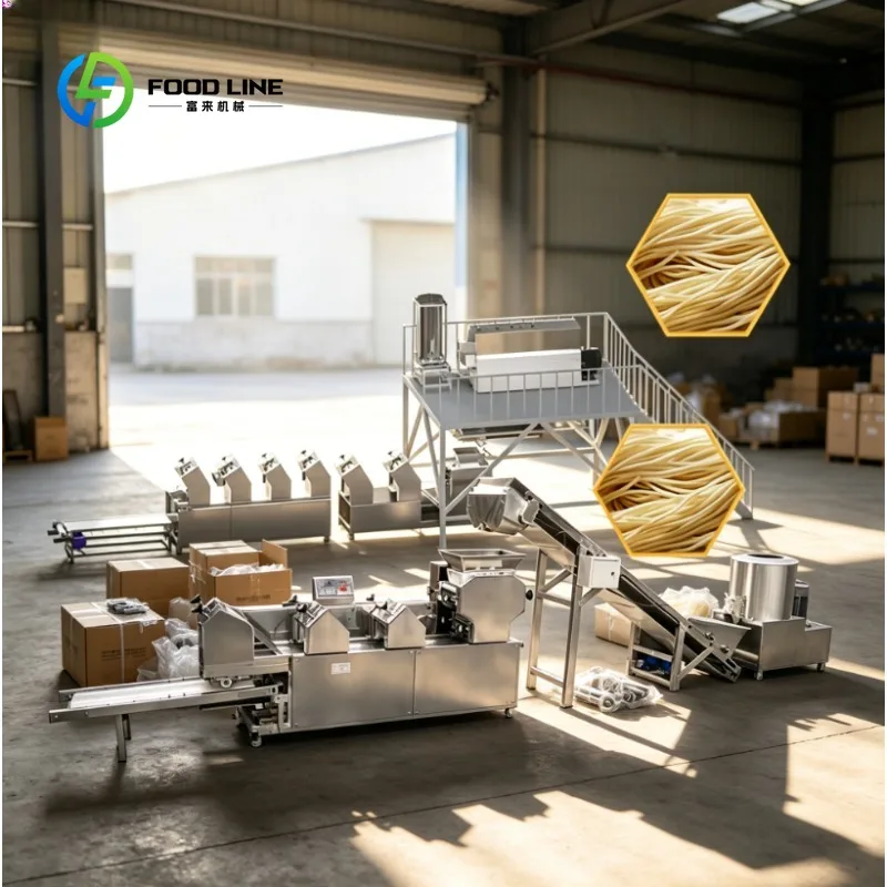 Custom Full Automatic Stainless Steel Noodle Making Machine, Commercial Electric Fresh Noodle Maker for Hotel Restaurant
