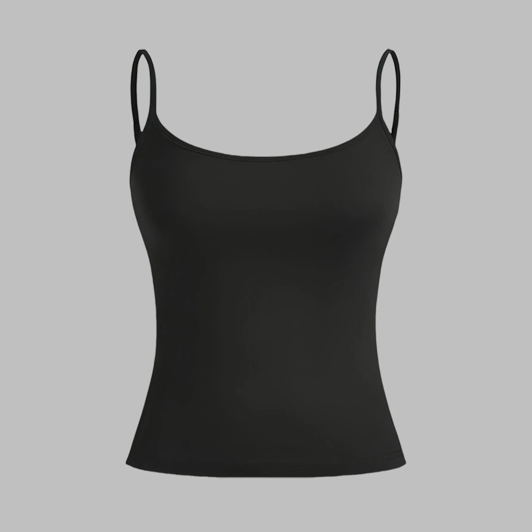 New Women Tank Top Strap Slim Top for Summer Fashion Versatile Casual Breathable Micro Elastic Fabric Sleeveless Strap Top
