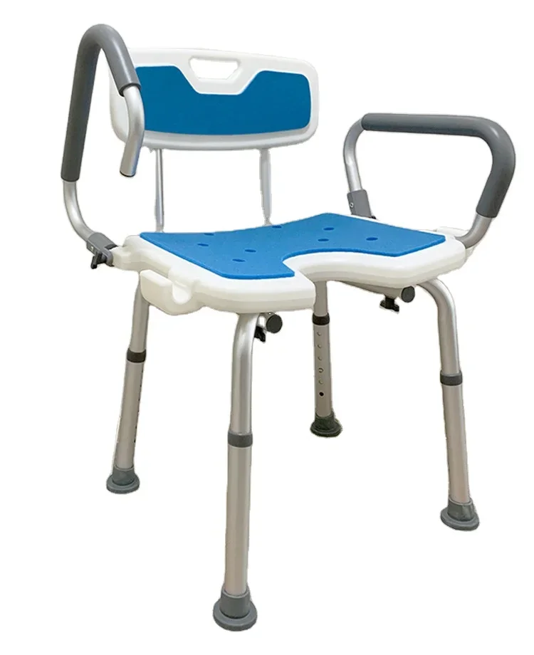 

Flip up armrest shower chair for elderly Home Care Bath chair for disabled people