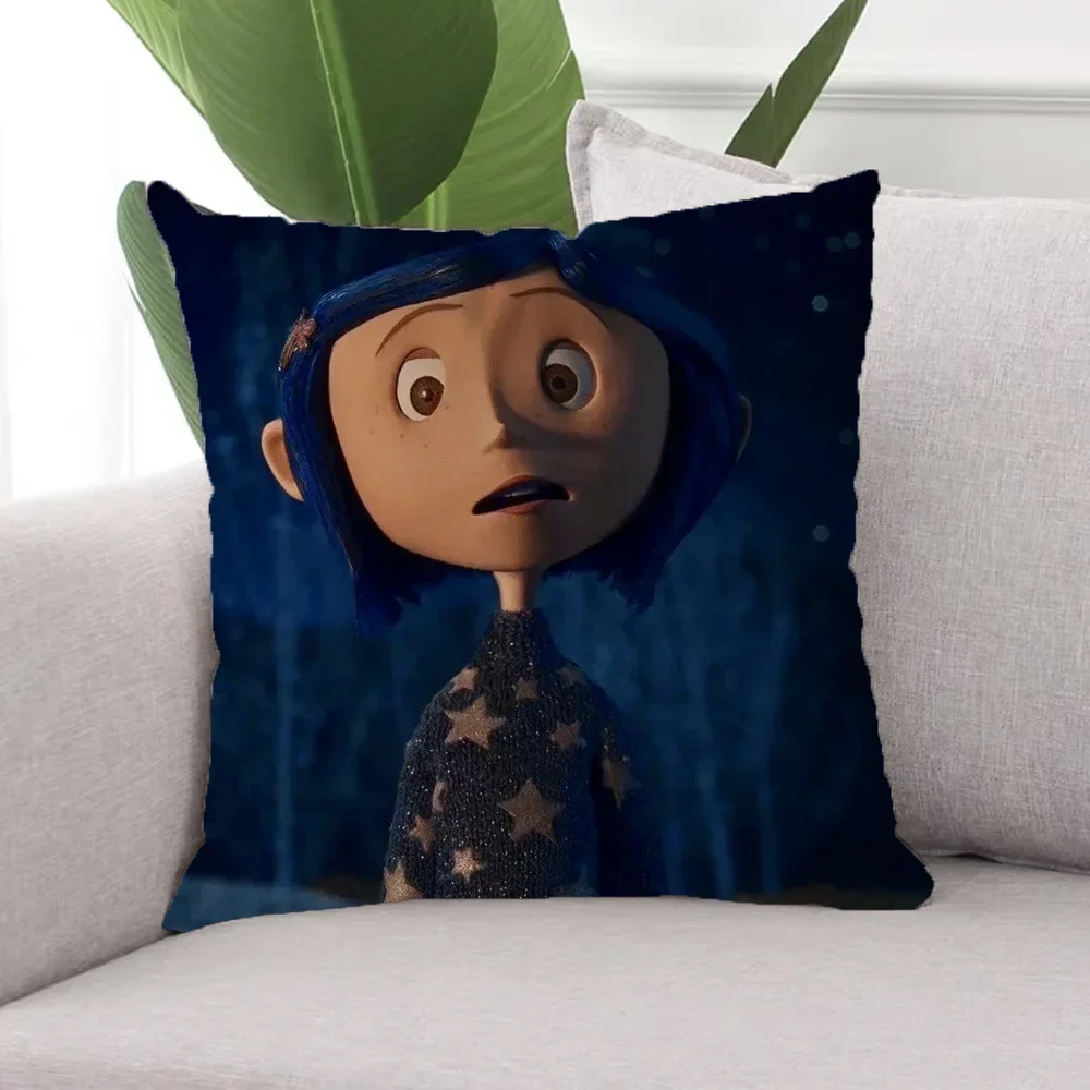 C-Coraline 45x45 Cushion Cover for Living Room Cushions Bed Pillowcases Decorative Pillowcase 40x40 Pillow Cases Decorative Home