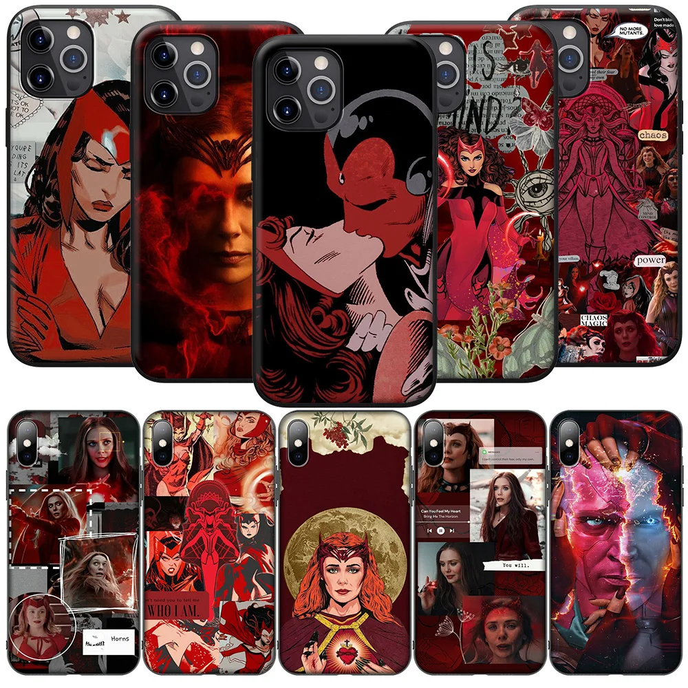 FL115 Marvel Scarlet Witch Case for Samsung Galaxy A55 A53 A52 A51 A21S A21 A22 A24 A25 A13 A12 M15 M55 A05 A05S