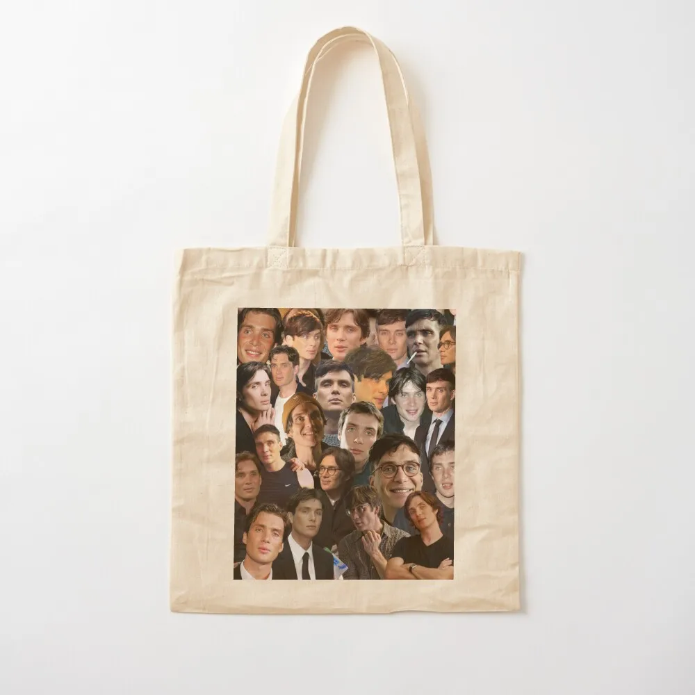 

Cillian Murphy Photo Collage Tote Bag shopper bag woman women bag canvas bags supermarket folding Canvas Tote