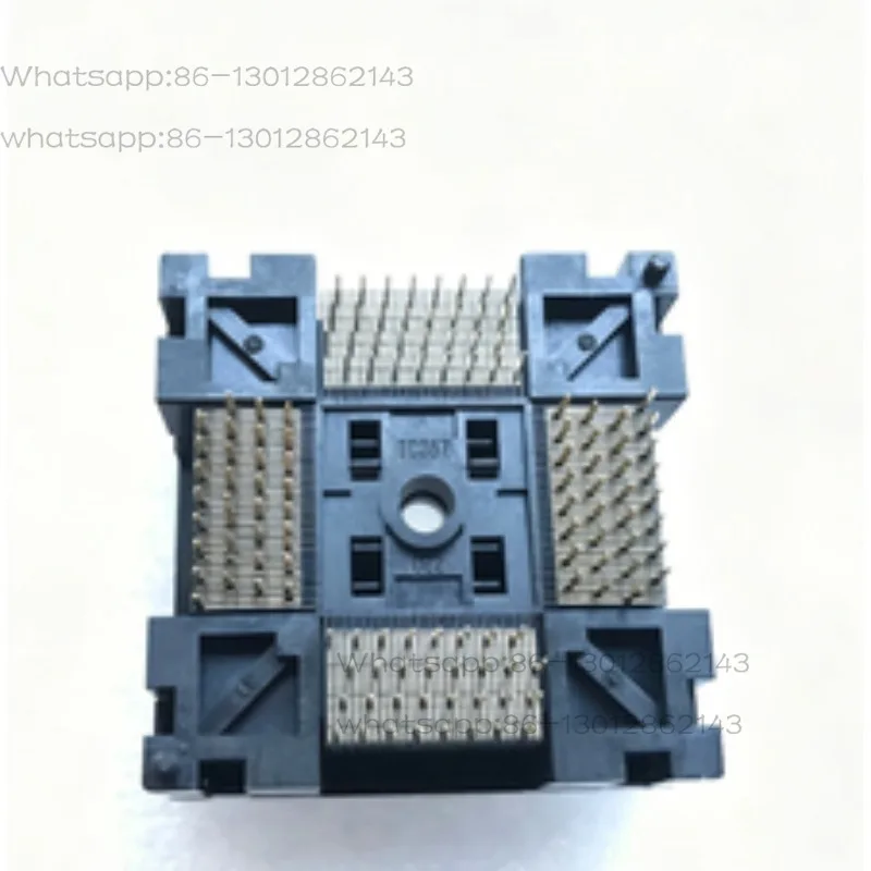 IC357-1284-076P IC Test And Burn In Socket QFP128P 0.4mm Pitch Package Size 14x14mm