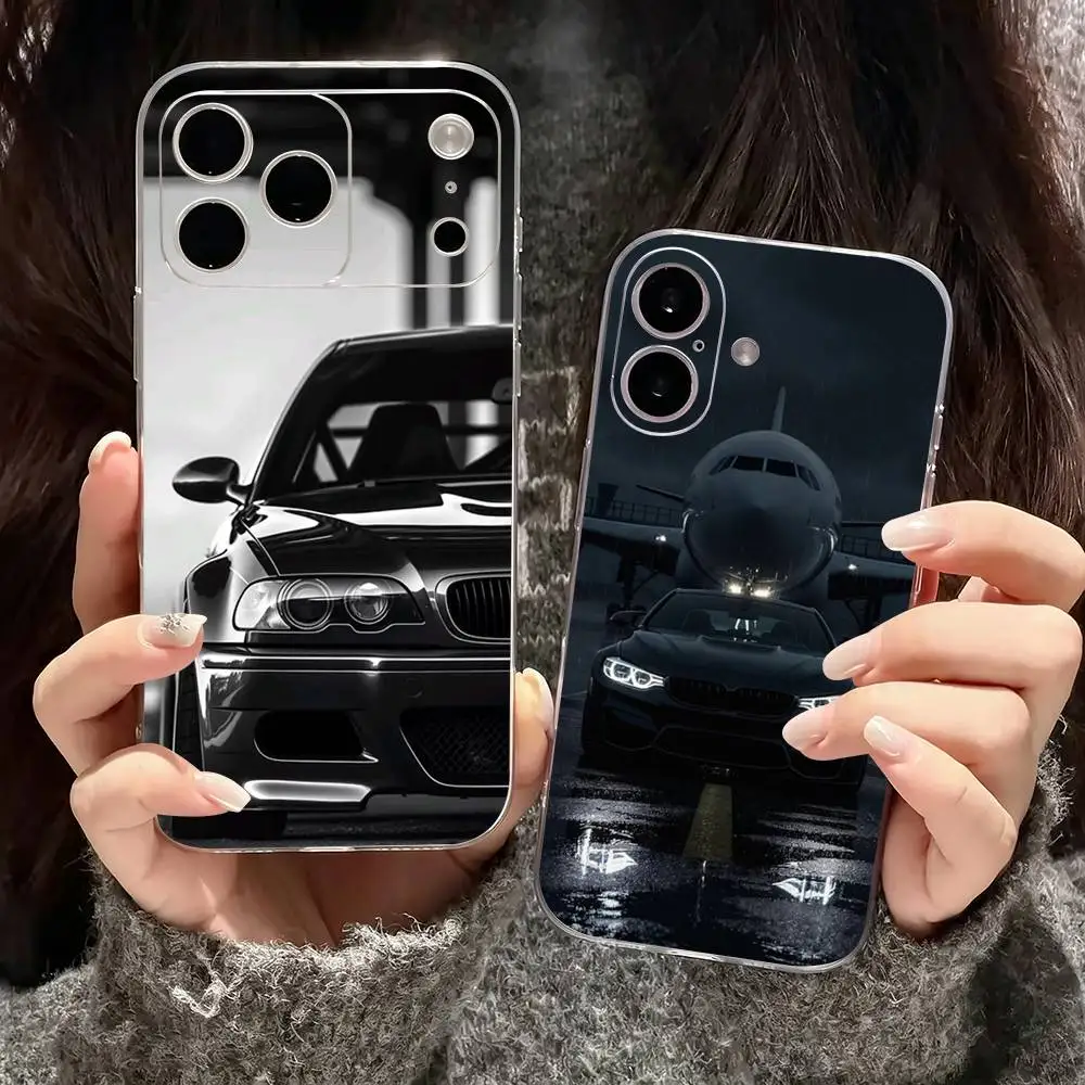 Sleek Car B Transparent Phone Case For IPhone 18 17 16 15 Pro Max 14 13 12 11