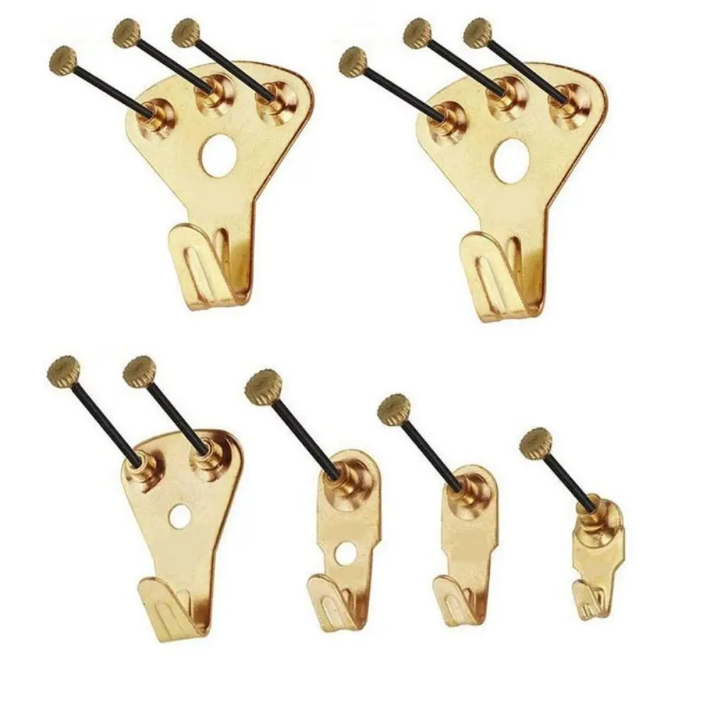 Iron Photo Frame Hooks Combination Set No Trace High Strength Painting Frame Hangers Durable Multifunctional