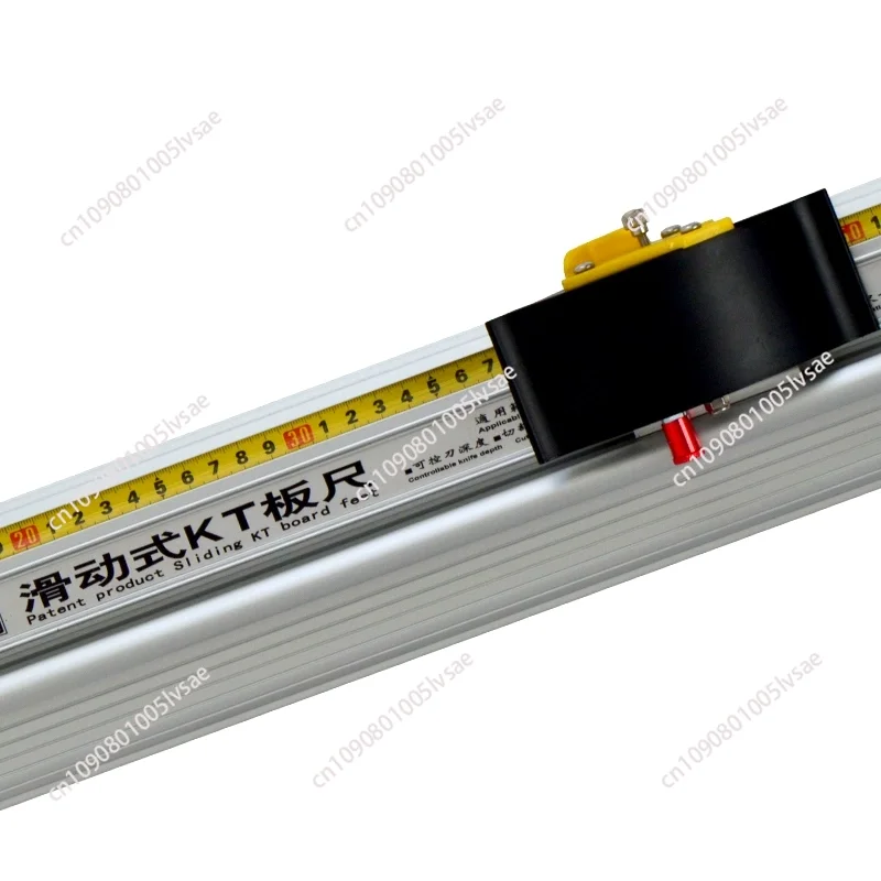 

Manual Protective Sliding KT Board Cutting Ruler Aluminum Alloy Art Ruler Non-slip Anti-Running Deviation Ruler Advertising Tool
