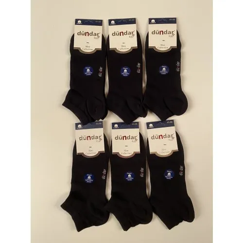 

Dündar Male Booties Socks Combed Cotton Seamless 6'lı