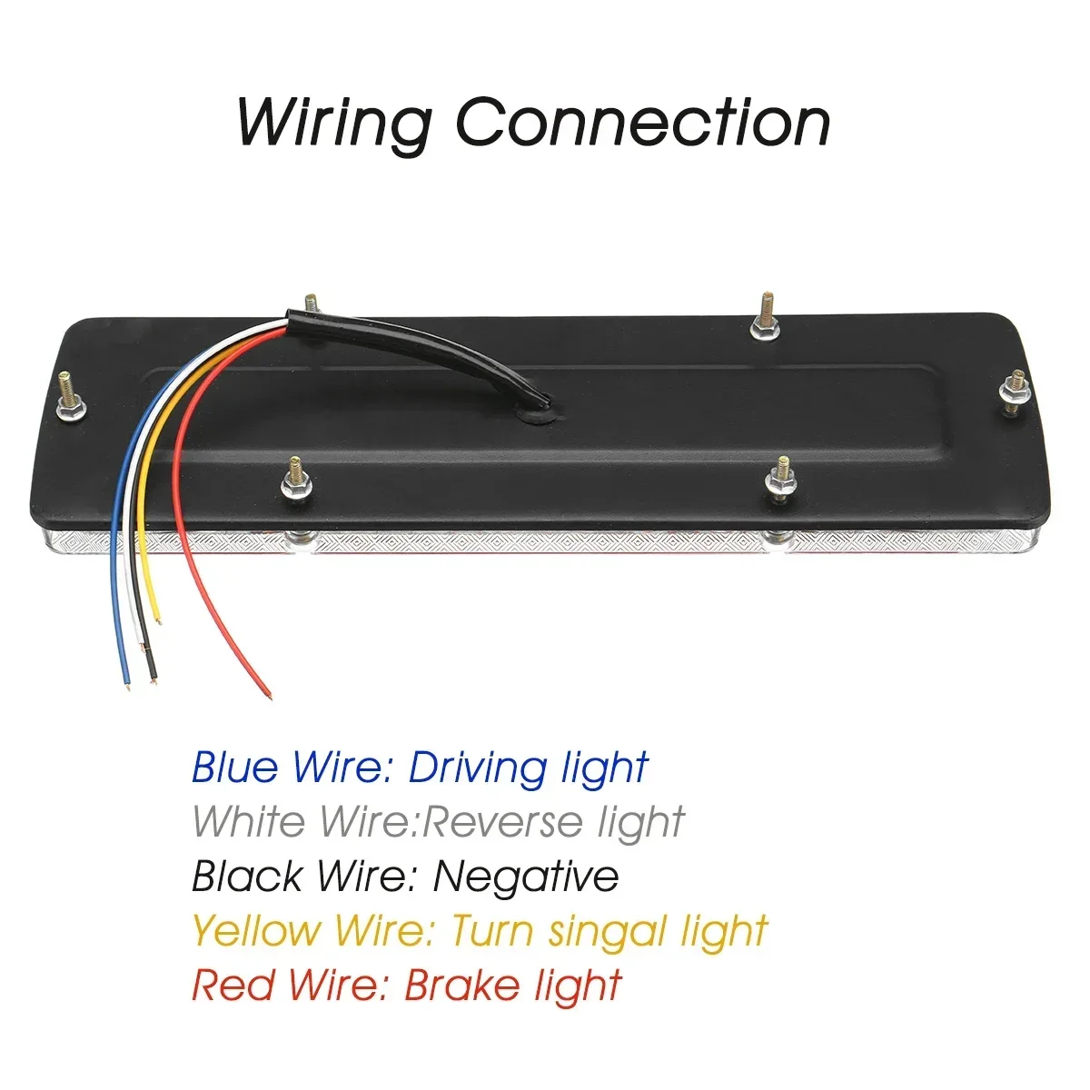 

LED Dynamic Truck Car Tail Light Turn Signal Rear Brake Light Reverse Signal Lamp 2PCS 12V For Trailer Lorry Campers Bus