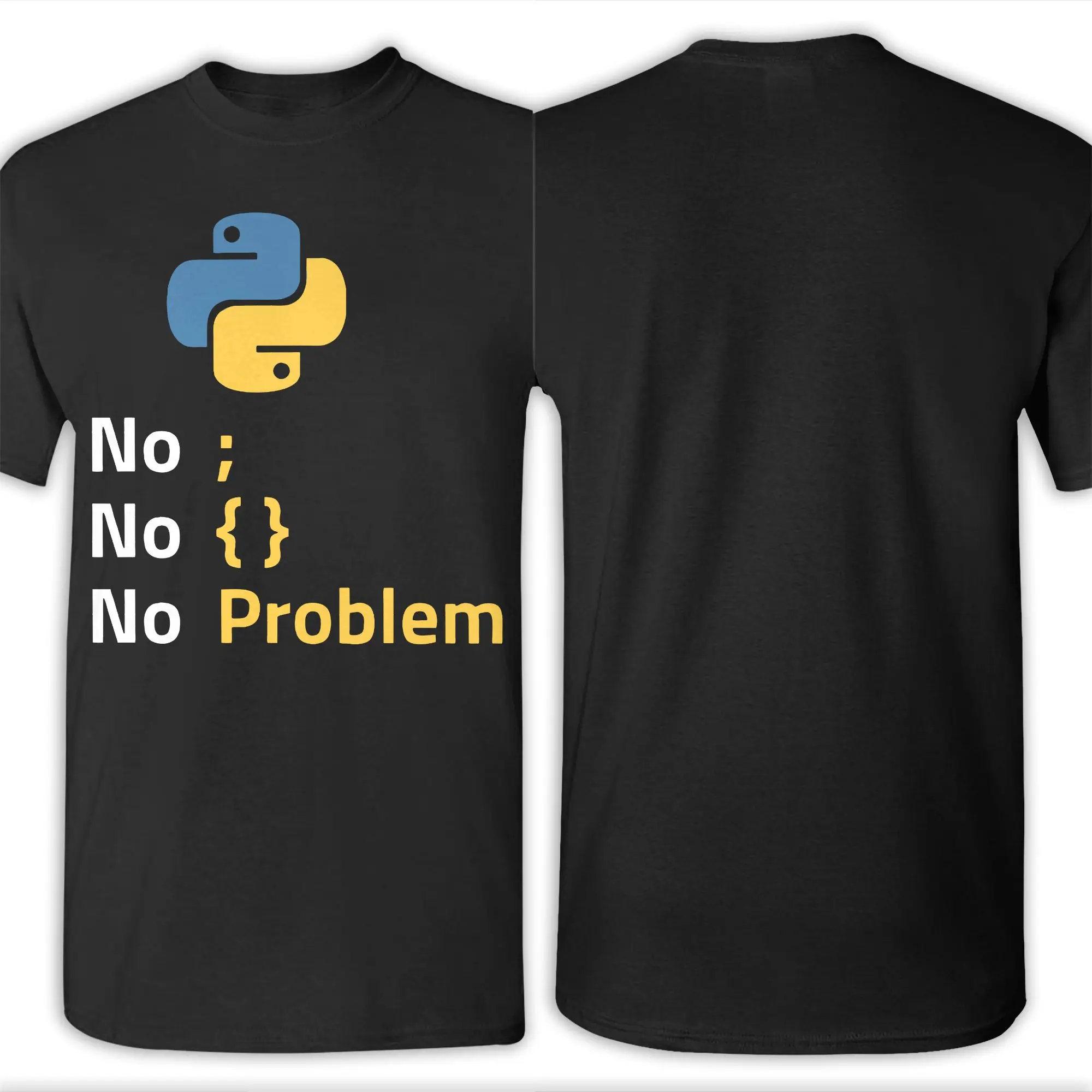بيثون مبرمج تي شيرت رجالي 100% قطن تي شيرت رقبة مستديرة Html ثنائي رمز المطور تي شيرت ملابس قصيرة الأكمام الكبار
