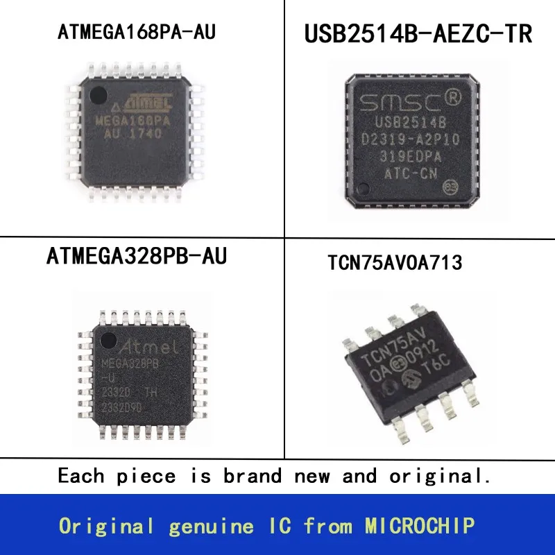 Оригинальные-оригинальные-продукты-microchip-atmega168pa-au-usb2514b-aezc-tr-atmega328pb-au-tcn75avoa713