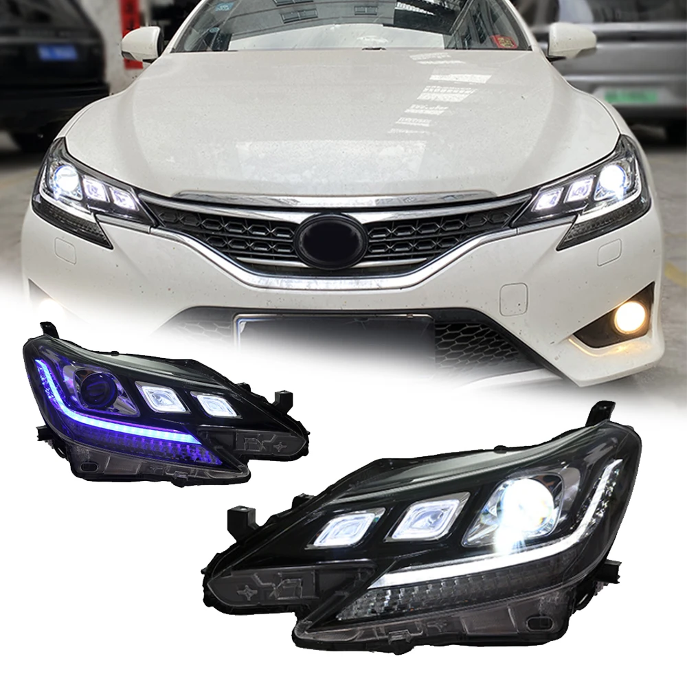 

Styling LED HeadLights for Toyota REIZ 13-17 new style led DRL Car head lamp Assembly Signal Auto Accessories Modified Lamp